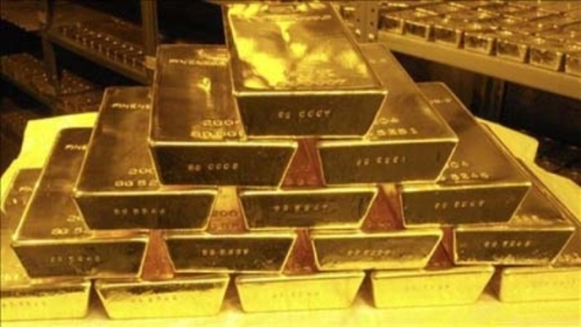 Vàng tăng cao nhất 1 tuần qua khi đồng dollar ổn định ở mức thấp