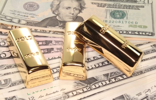 Vàng tăng nhờ đồng USD yếu, ngóng các dữ liệu CPI và biên bản Fed