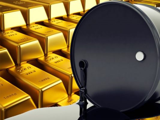 Giá dầu thô và giá vàng đang tịnh tiến