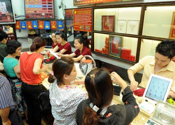 Vàng tăng trong biên độ hẹp