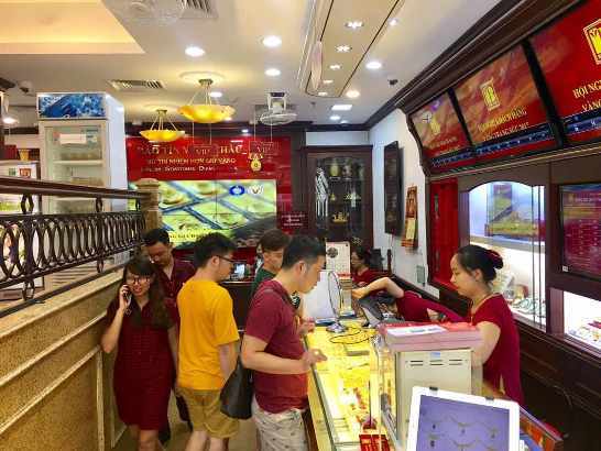 Thị trường vàng trong nước phục hồi