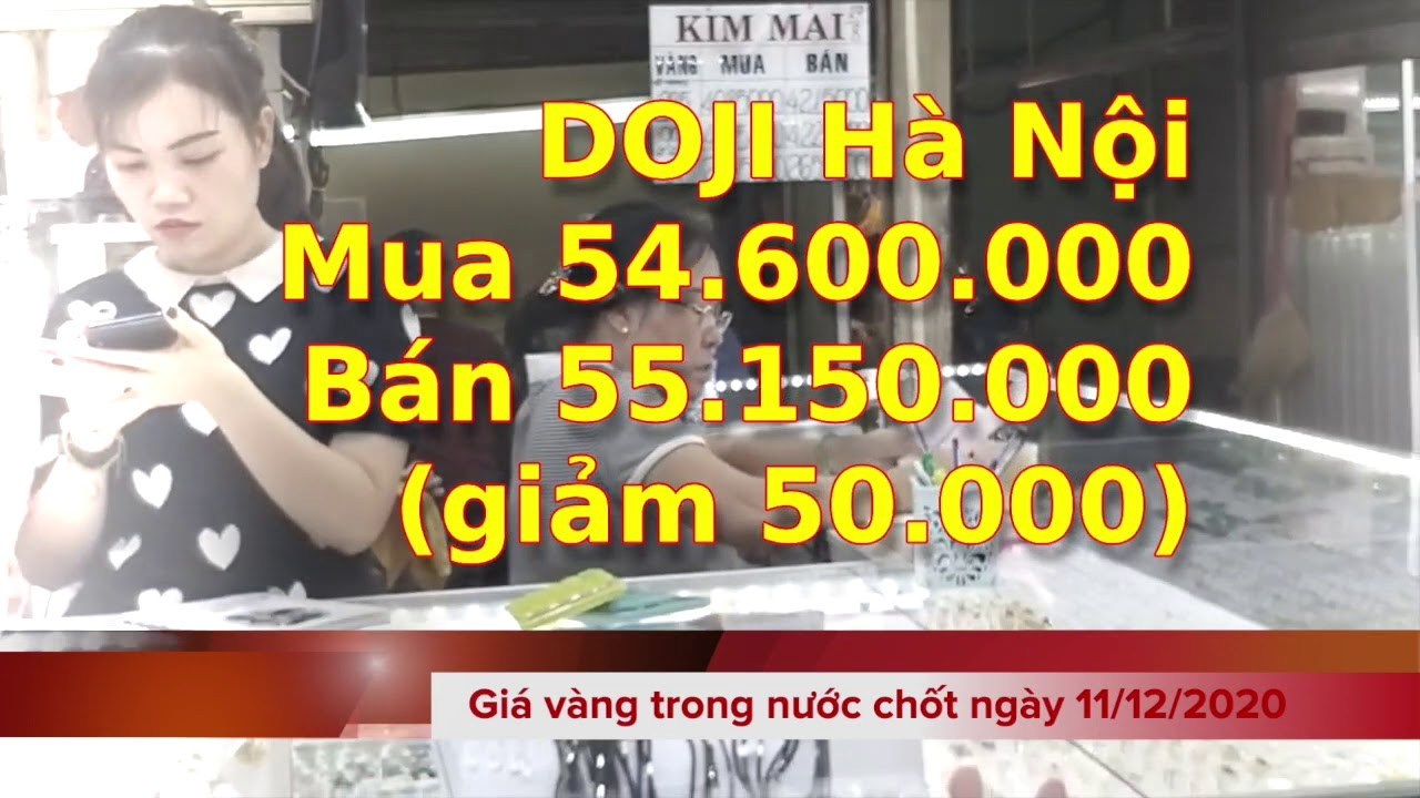 Bản tin video ngày 11/12/2020: Giá vàng SJC trên các công ty lớn