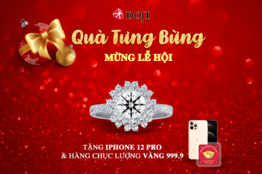 Trang sức DOJI tung chương trình ưu đãi khủng cuối cùng trong năm