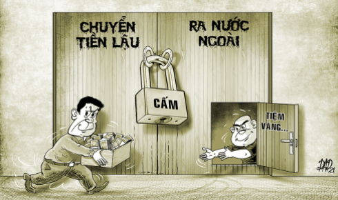 Quá bất thường khi một tiệm vàng chuyển tiền ngàn tỉ