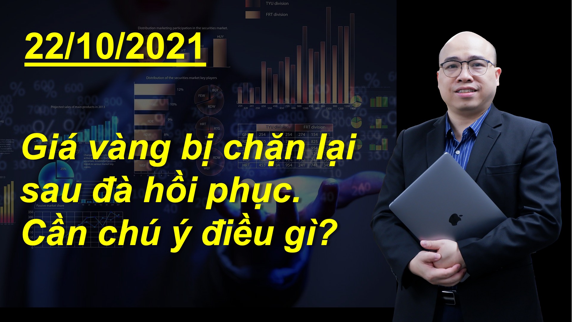 Bản tin 22/10: Giá vàng bị chặn lại sau đà hồi phục. Phân tích kỹ xu hướng hiện tại cần chú ý?