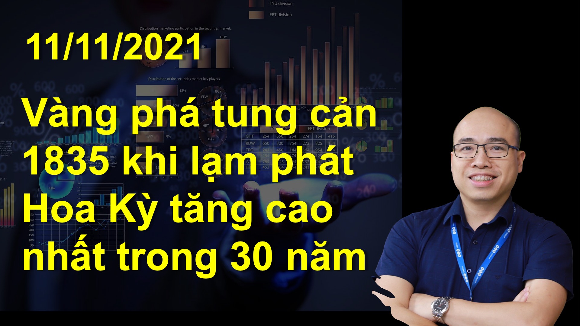 Bản tin 11/11: Giá vàng phá tung tất cả các ngưỡng cản. Lạm phát Hoa Kỳ tăng cao nhất trong 30 năm.