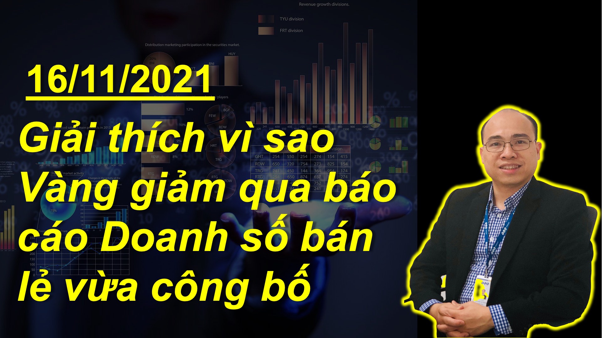 Bản tin 17/11: Giải thích việc vàng giảm giá qua số liệu Doanh số bán lẻ Hoa Kỳ vừa công bố