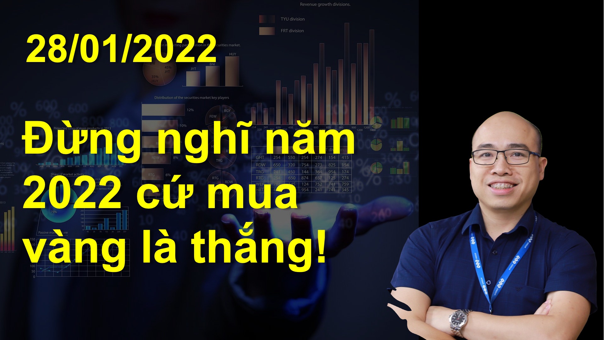 Bản tin 28/01/2022: Vàng xuống sâu dưới 1800$. Đừng nghĩ năm 2022 mua vàng là thắng!