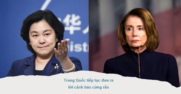Trung Quốc tiếp tục cảnh báo Mỹ sẽ &#8220;trả giá&#8221; nếu Chủ tịch Hạ viện Nancy Pelosi thăm Đài Loan