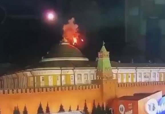 Nga cáo buộc Mỹ đứng sau vụ máy bay không người lái tấn công Điện Kremlin