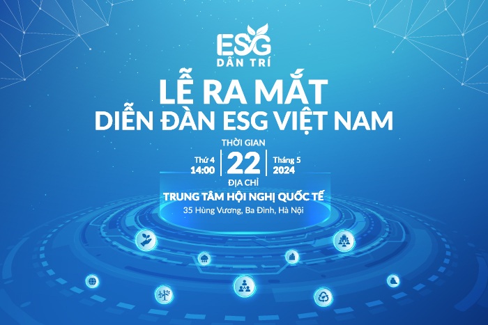 Ngày mai diễn ra Lễ ra mắt Diễn đàn ESG Việt Nam