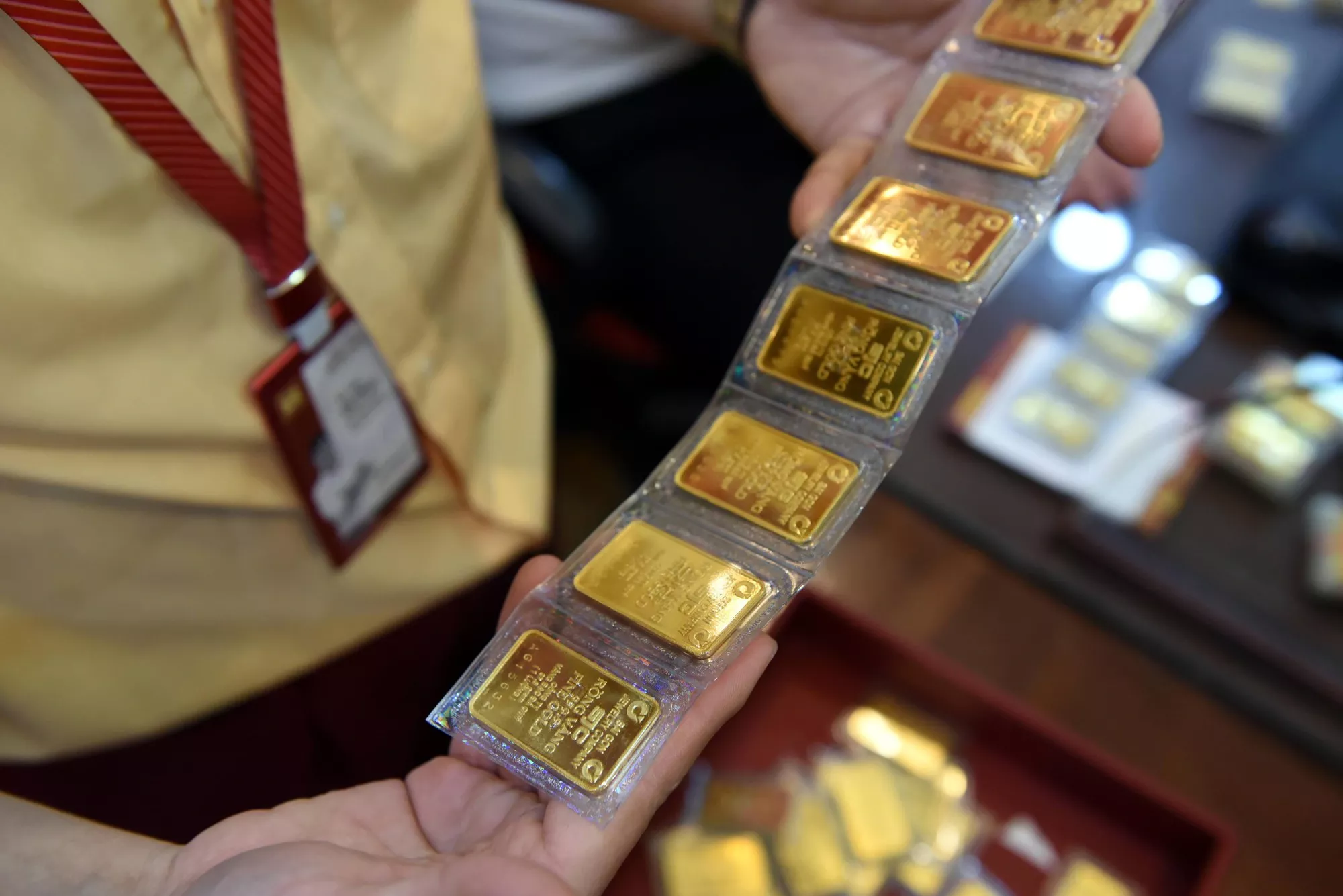 Vàng miếng sáng 5/6: Tăng 500 nghìn sau phiên ‘án binh bất động’