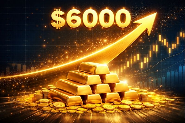 Phố Wall hô vàng 6.000 USD/ounce: Bẫy thanh khoản cho nhà đầu tư cá nhân?