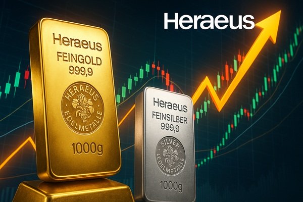 Heraeus cảnh báo: Bạc đang quá đắt so với vàng, rủi ro điều chỉnh tăng cao