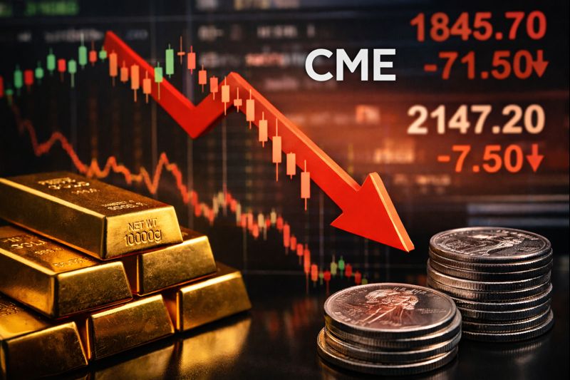 Vàng, bạc lao dốc kỷ lục, CME bất ngờ siết chặt ký quỹ