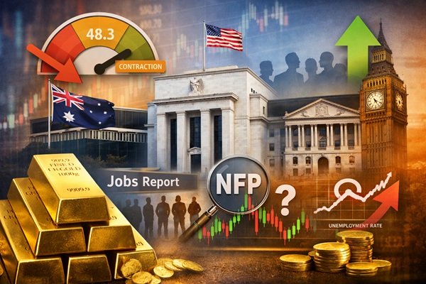 Đọc gì tuần 2 – 6/2: Loạt bom tấn như PMI – NFP hay cuộc họp ECB &amp; BOE sẽ tạo ra những cú rung lắc ấn tượng của vàng