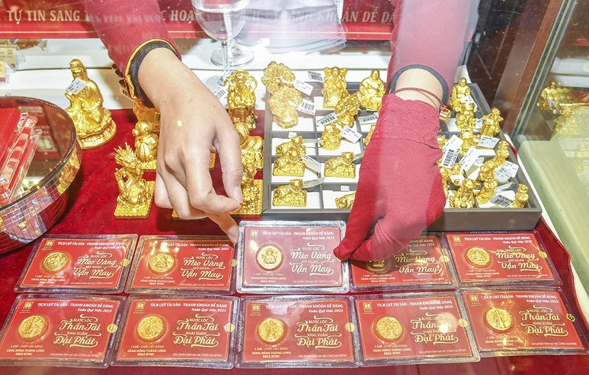 Vàng nhẫn ngày 2/2: Các thương hiệu giảm khoảng 5 – 6 triệu – Nhẫn BTMC cao hơn cả vàng miếng