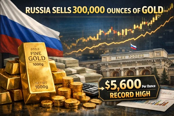 Một điều mà chẳng ai làm được: Nước Nga bỏ túi tới 1,68 tỷ USD nhờ bán vàng khi giá lập đỉnh 5.600 USD/ounce