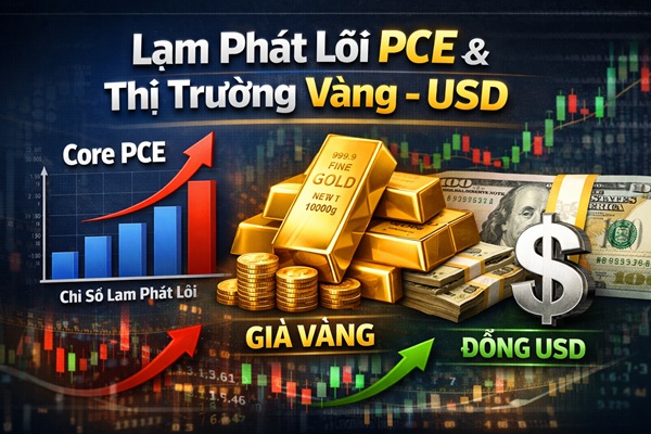 Góc nhìn Giá Vàng: PCE tối nay liệu có tạo nên ‘nỗi lo lạm phát’? Vàng – USD sẽ hành xử thế nào?