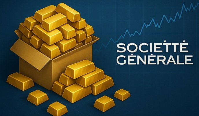 Sốc: Société Générale giảm mạnh tỷ trọng vàng, nhưng vẫn dự báo 6.000 USD!
