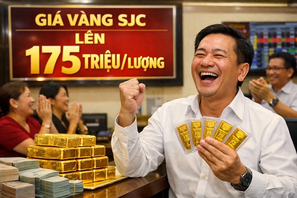 Cập nhật Giá vàng sáng 25/3: Vọt lên $4600 khi Mỹ – Iran đột phá – SJC lên ngay 175 triệu