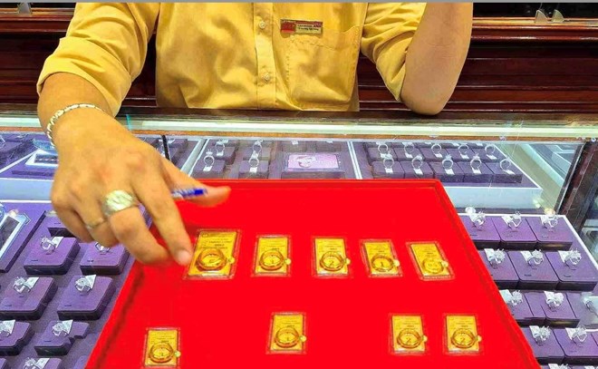 Phiên sáng 30/3: Giá vàng giảm rồi lại tăng theo từng nhịp vàng ngoại, neo sát 173 triệu