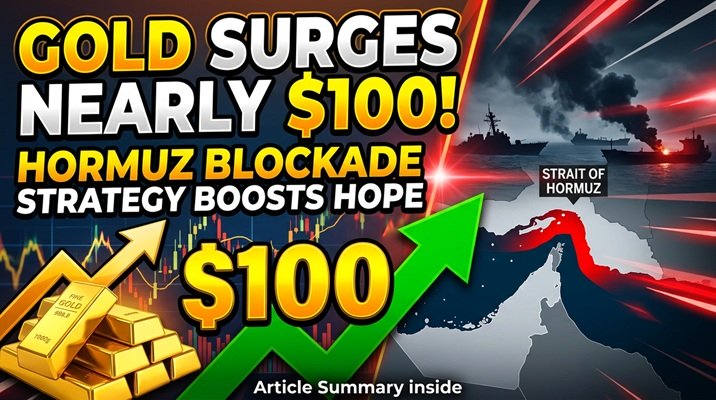 Giá vàng bứt phá gần 100 USD: Căng thẳng eo biển Hormuz mở ra kỳ vọng hạ nhiệt nhanh hơn