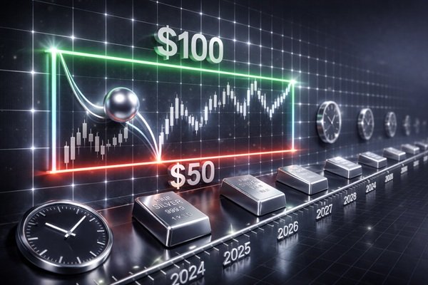 Bạc có thể “giậm chân” trong biên độ 50–100 USD nhiều năm tới? Góc nhìn từ Bloomberg