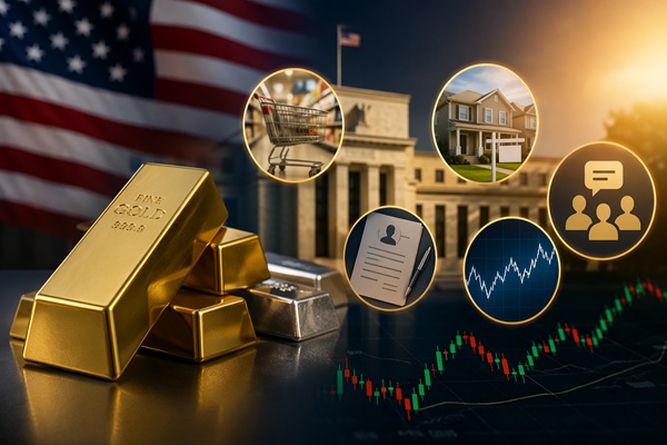 Kịch bản giá vàng tuần sau theo từng tin: PMI, Doanh số bán lẻ Mỹ… quan trọng nhất là Chủ tịch Fed mới