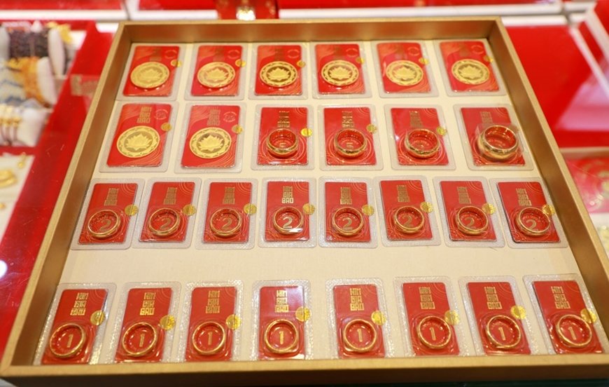 Giá vàng 24/4: Miếng – nhẫn cùng giảm 500K; tụt 3 triệu tuần này