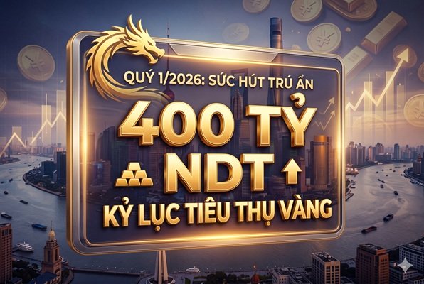 Trung Quốc chi gần 400 tỷ tệ mua vàng: Kỷ lục lịch sử chưa từng có!