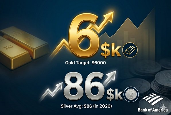 Mặc kệ giá vàng đang giảm, tại sao Bank of America vẫn “đánh cược” vào mức giá $6000?