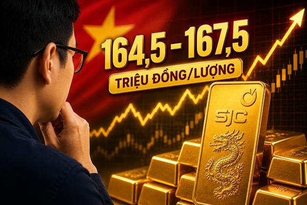 Giá vàng 8/5: Dậm chân tại mức 167,5 triệu – chờ tín hiệu từ Nonfarm tối nay