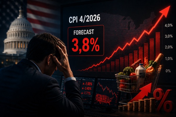 Dự báo CPI Mỹ tháng 4/2026 – “Cú sốc” Hormuz và kịch bản Fed trì hoãn giảm lãi suất đến 2027