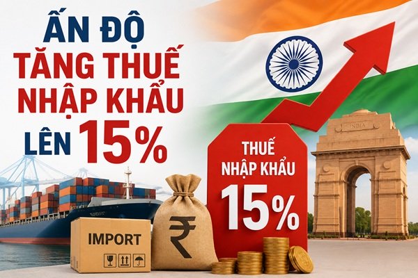 Ấn Độ chính thức tăng thuế nhập khẩu vàng lên 15%: Giải mã lý do và tác động thị trường