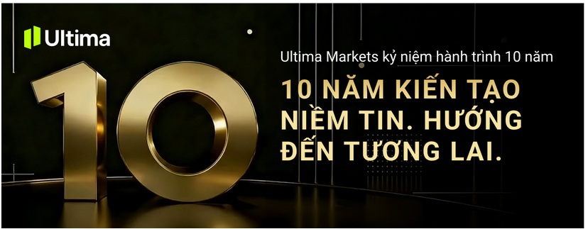 Ultima Markets chơi lớn kỷ niệm 10 năm: Giải thưởng lên tới 1 triệu đô