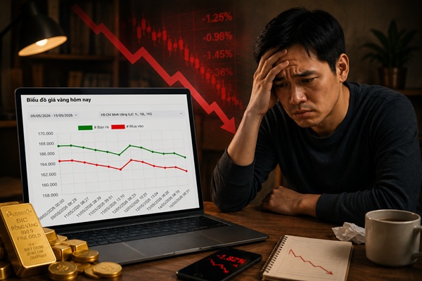 Giá vàng hôm nay 15/5: DOJI – Phú Quý mạnh tay giảm 1,5 triệu, SJC và BTMC chỉ giảm 1 triệu