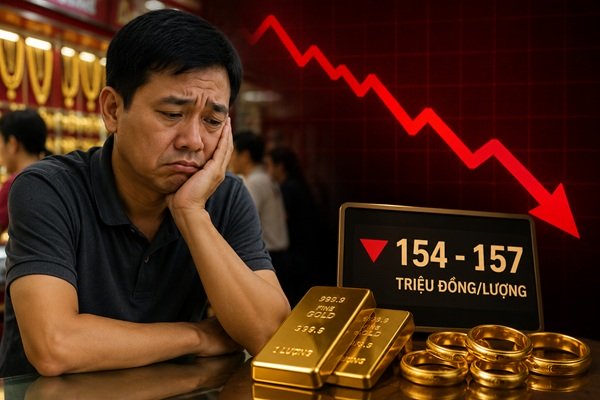 Giá vàng 3/6: Cố gắng giữ mốc 157 triệu dù vàng thế giới chỉ còn $4450