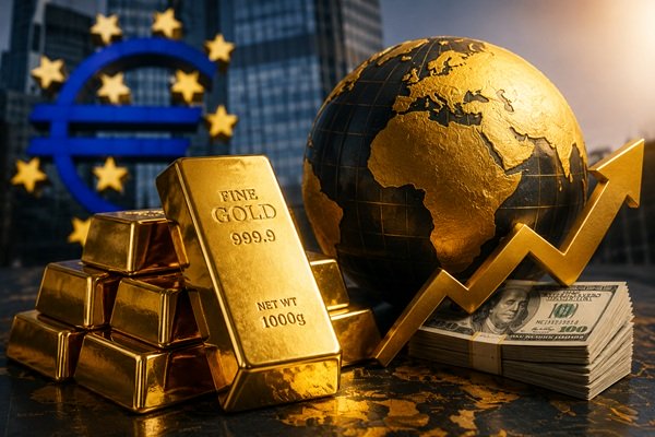 ECB gây sốc: vàng vượt mặt trái phiếu Mỹ, trở thành “vua dự trữ” toàn cầu