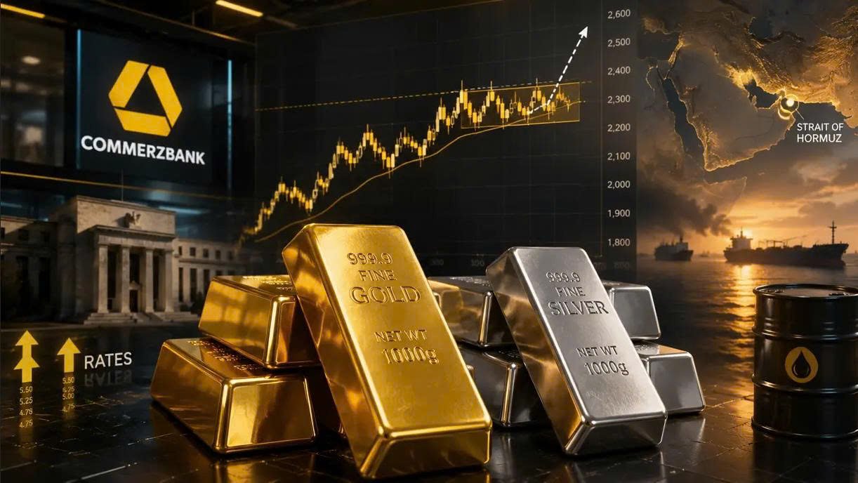 Vàng chưa hết thời: Commerzbank chỉ ra mục tiêu 4.800 USD bất chấp áp lực lãi suất
