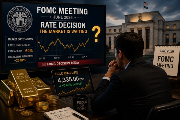PTKT Vàng ngày 17/6: Trước giờ G của Fed: Vàng tích lũy, chuẩn bị bùng nổ hay sụp đổ?