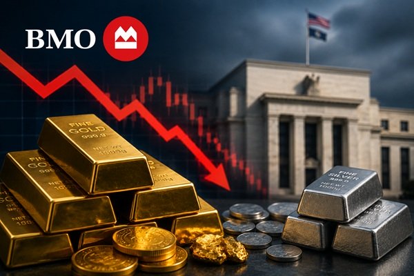 Fed siết chặt, vàng “đuối sức”: BMO hạ dự báo, cảnh báo rủi ro lớn phía trước
