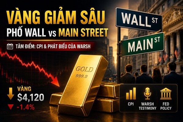 Dự báo giá vàng tuần 13 -17/7: Chuyên gia phố Wall và NĐT khá phân vân trước tin CPI