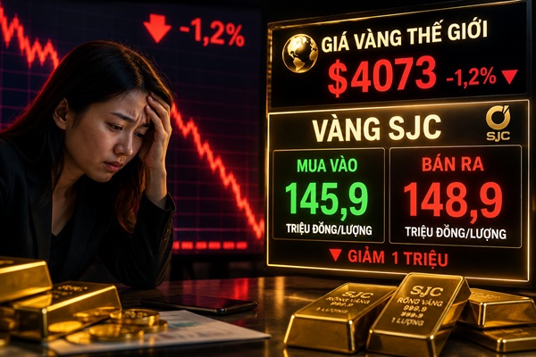 Cập nhật sáng 13/7: Mỹ tấn công, vàng thế giới thủng mốc $4100 – SJC sụt ngay 1 triệu