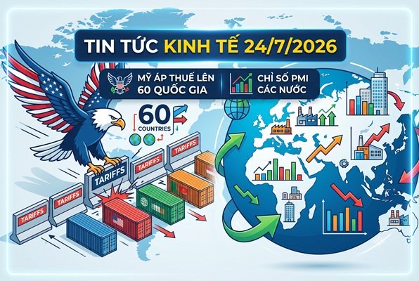 Đọc gì hôm nay 24/7: Mỹ áp thuế lên 60 quốc gia – Chỉ số PMI các nước