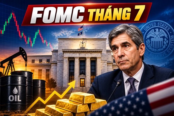 Không tăng lãi suất tháng 7, nhưng Fed vẫn khiến USD và vàng dậy sóng