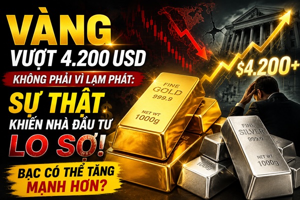 Sự thật ít ai nói: Vàng tăng không vì kinh tế – mà vì nhà đầu tư mất niềm tin