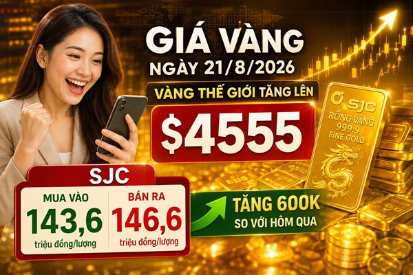 Vàng nội ‘e dè’ – vàng ngoại phi nước đại – Chênh lệch sắp về 0?