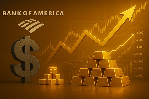 BofA: Vàng đang bị định giá thấp nhất 3 năm – Điều gì sẽ xảy ra nếu dòng tiền tăng tốc?