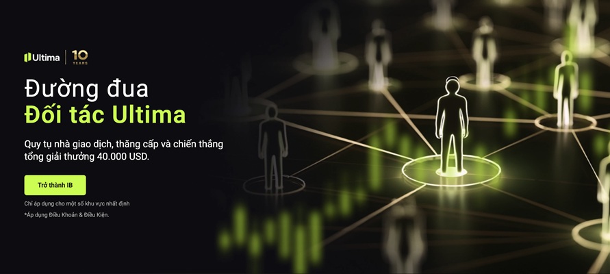 Ultima Markets khởi động “Đường đua Đối tác Ultima” với tổng giải thưởng 40.000 USD
